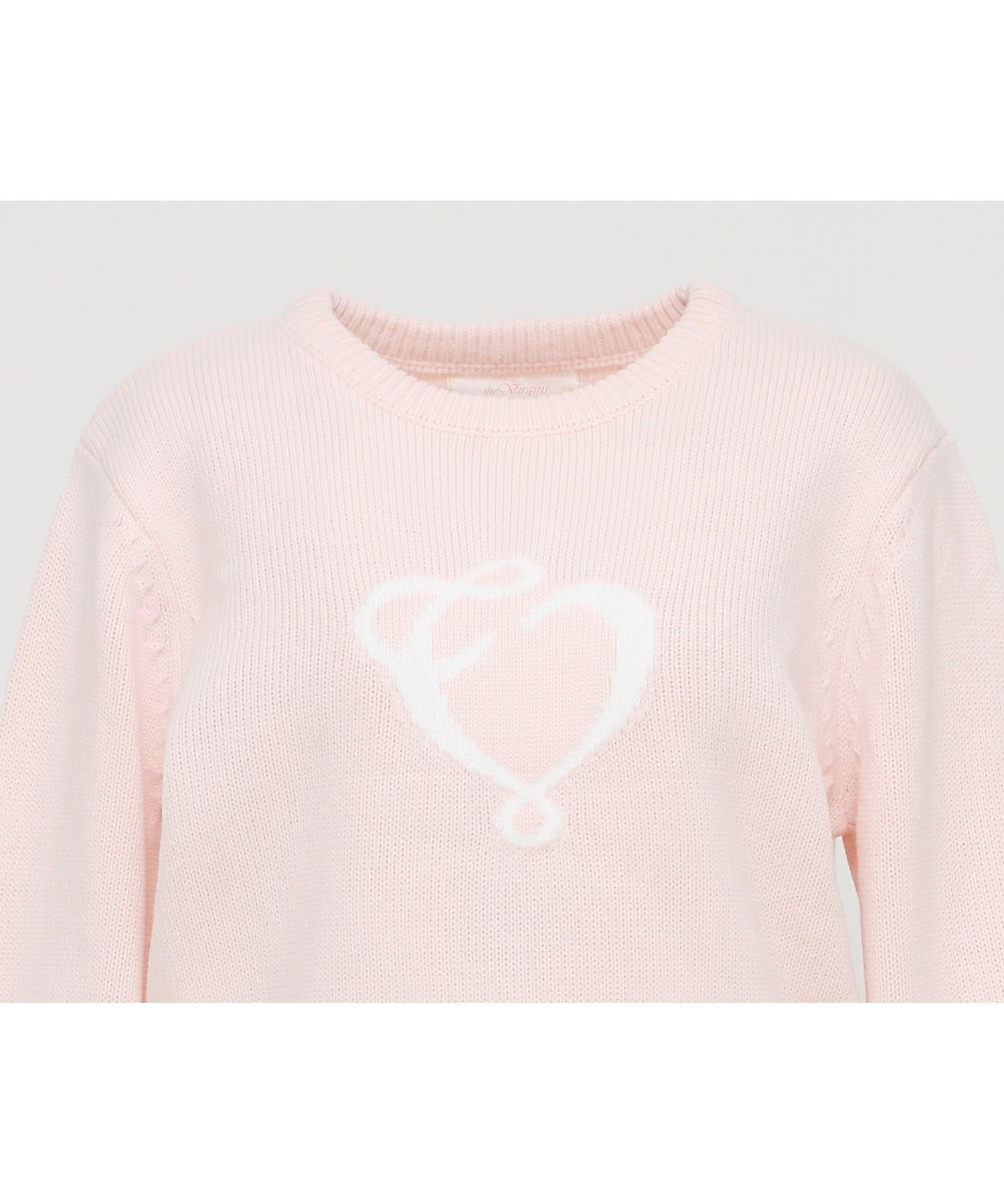 the virgins heart logo pink knit 伊勢丹限定