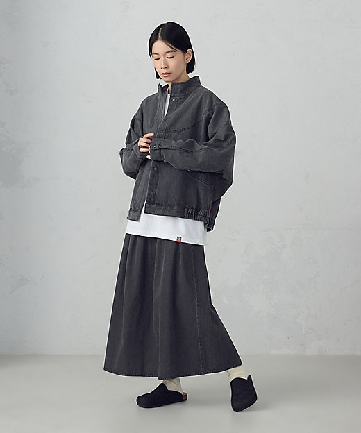 デニムタックフレアスカート ／ セットアップ対応（5250FO71