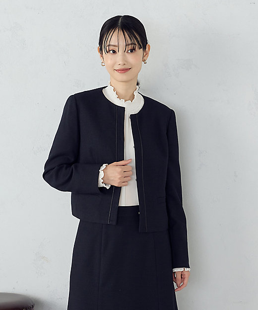 宮城舞さん着用】【セットアップ対応】ラメツイード ジャケット