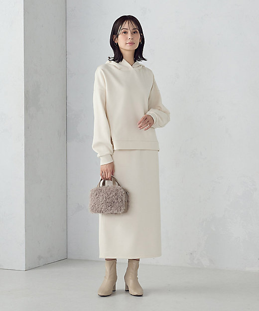 新色追加】ダンボールニット ナロースカート ／ セットアップ対応