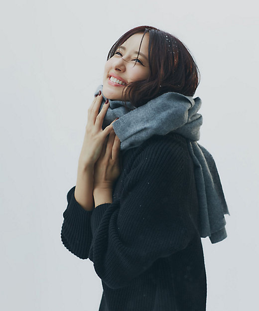 カシミヤ100％ボリュームストール（0314298001