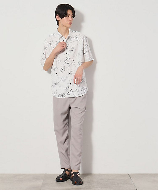 ドライポリプリント半袖シャツ 洗える／吸水速乾