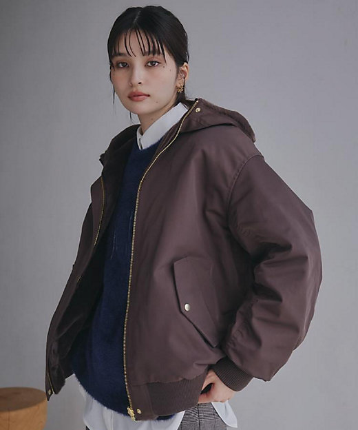 2WAY／洗える】リバーシブル フェイクファーブルゾン