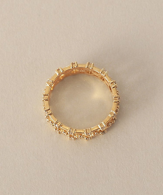 K18ダイヤモンド プレイドレース リング（2002543600