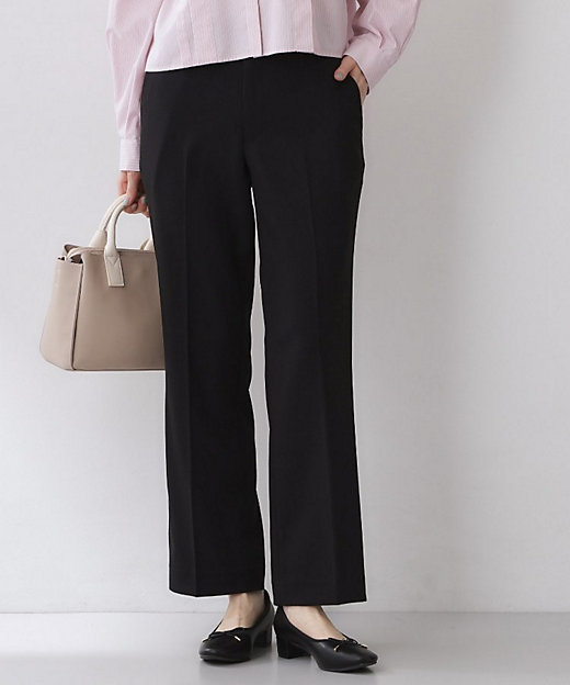 ストレッチスリムフレアパンツ【洗濯機OK】（2002583182