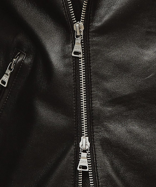 ラムレザーダブルライダースジャケット（2002300389） | tk