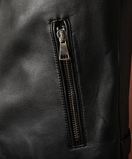 干場義雅×DRESSTERIOR】レザーライダースジャケット