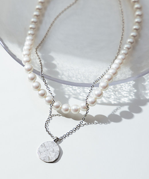 2WAY パール コイン ネックレス（AS3DGS0217） | 23区