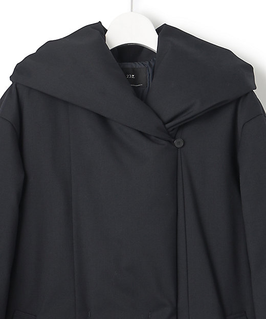 滝沢眞規子さん着用】リュクスダウン ガウンコート