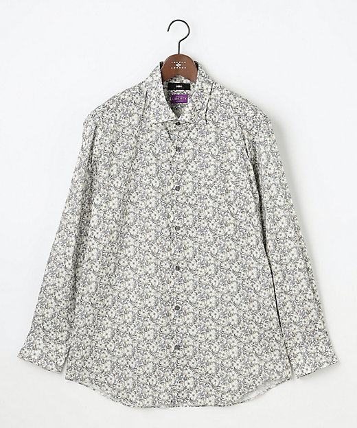 キングサイズ・リバティ】ブラックレーベル リバティプリントシャツ