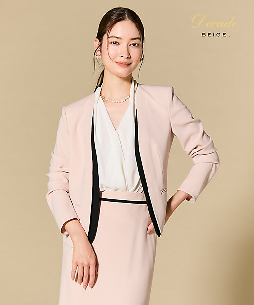 セットアップ対応】CINDY ／ ダブルカラージャケット