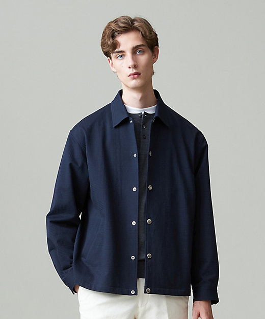 KANEMASA】 グレンチェック サッカージャージー コーチ