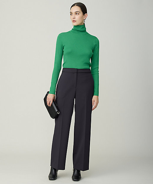 新色追加】エクストラファインメリノリブ タートルネックプルオーバー