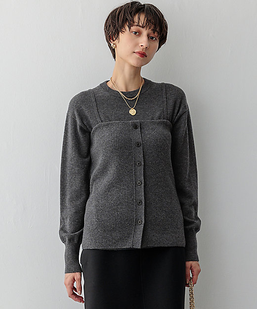 洗える】レイヤードビスチェ ニット（KRWOCW0565） | 23区