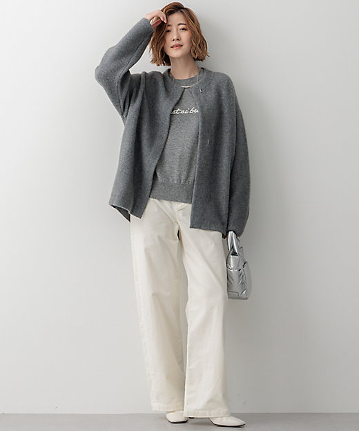 CLASSY．11月号掲載／洗える】ラクーンブレンドダブルフェイス