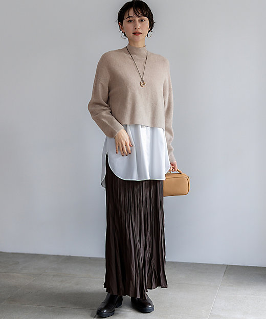 洗える】レイヤードコンビ ニット（KRWOCW0461） | 23区