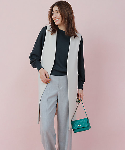 ウールブレンド バック パール ニット（KRWONZ0652） | 23区