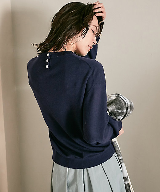 ウールブレンド バック パール ニット（KRWONZ0652） | 23区