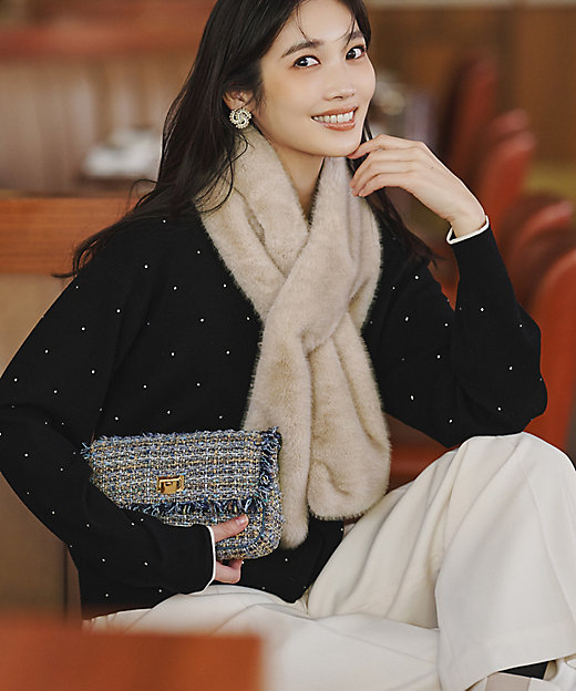 WEB＆一部店舗限定カラーあり／滝沢眞規子さん着用】クリスタル