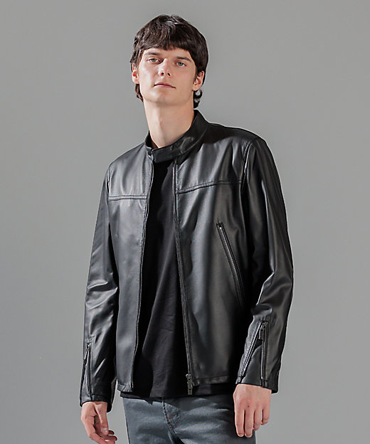 ライトラムナッパ レザー シングルライダース（LWJHCA0102