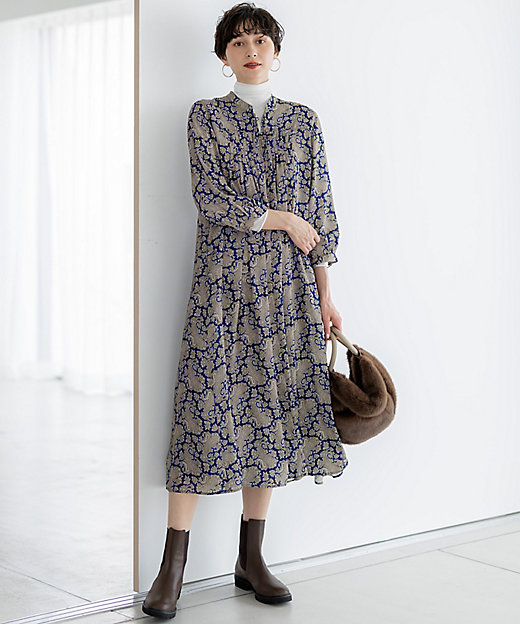 洗える】Ratti ヴィンテージペイズリープリント ワンピース