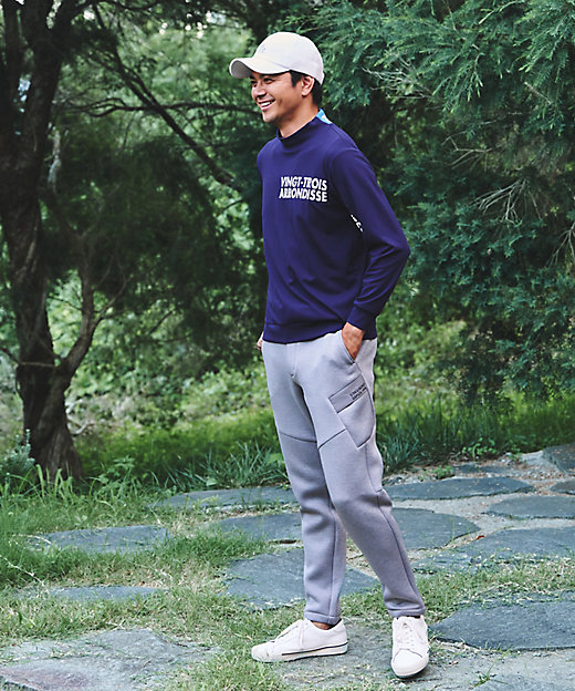 MEN】【ストレッチ】ダンボールニットパンツ（PPVTCA0311