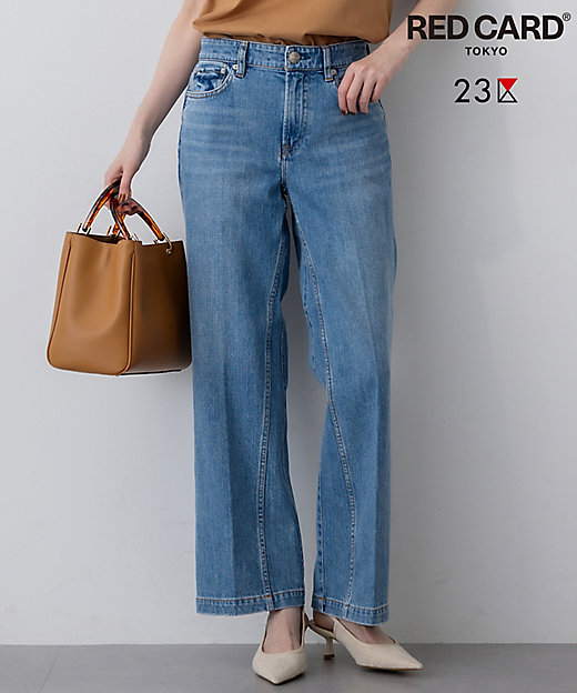 RED CARD TOKYO×23区】デニム ワイドパンツ