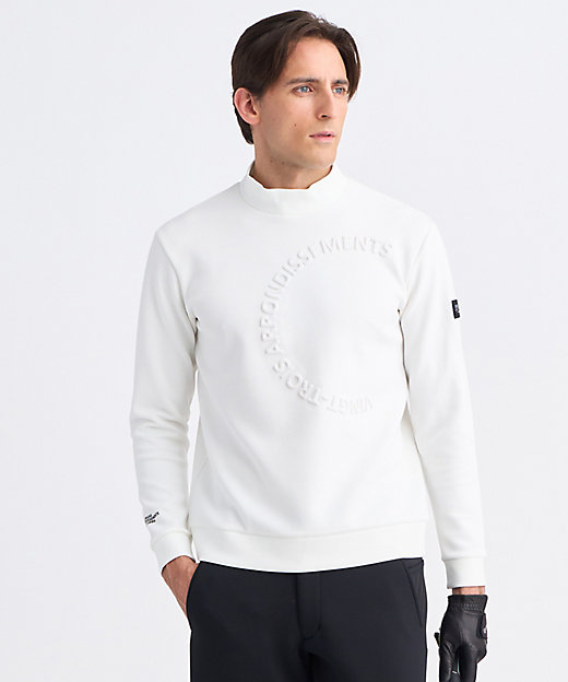 MEN】エンボスロゴダンボールモックネック（TOVTGW0401