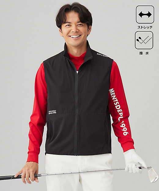 MEN】【ストレッチ／撥水】ライトベスト 清涼感と機能性 暑い季節も