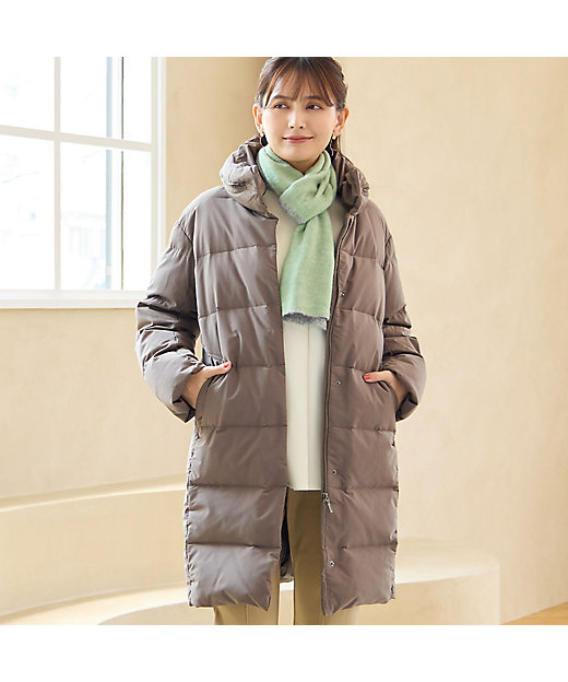 一部店舗・WEB限定・フード収納可】コクーンダウンコート