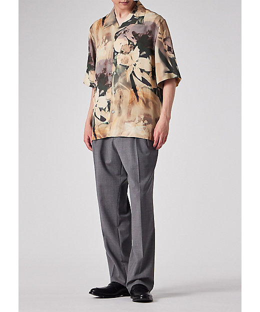 Painted Photograph” オープンカラーシャツ