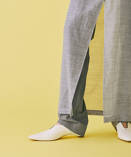 Wool Nylon Shimmering Trousers 6S