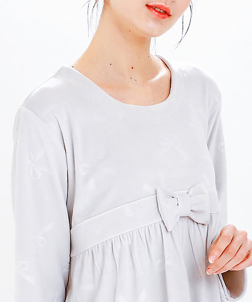 スノースムージーリボンエンボスパジャマ | Narue (Women)/ナルエー