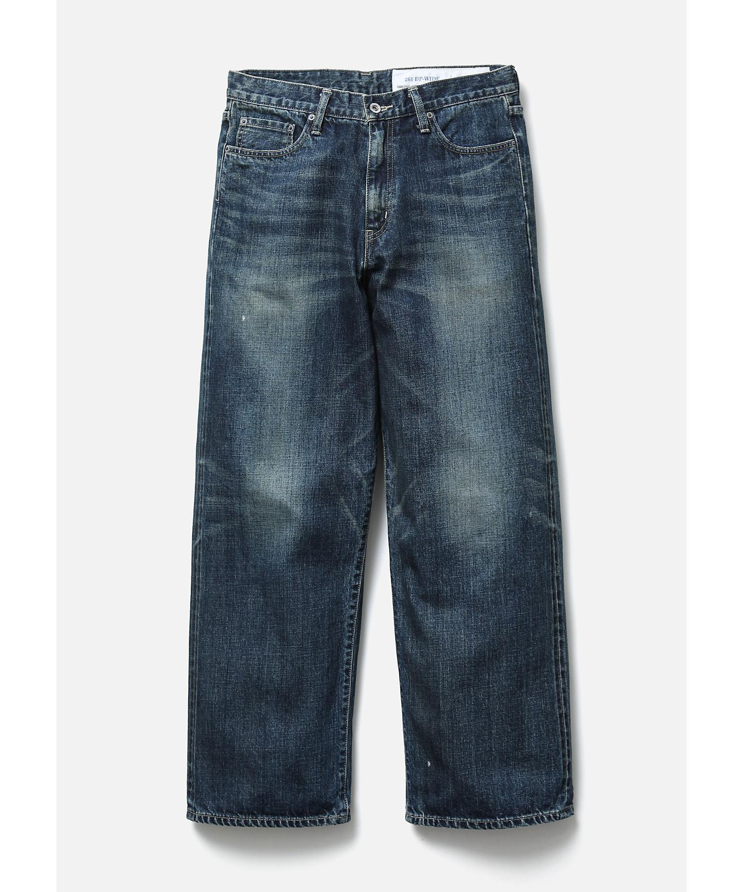 デニムパンツ WASHED DENIM DP WIDE PANTS