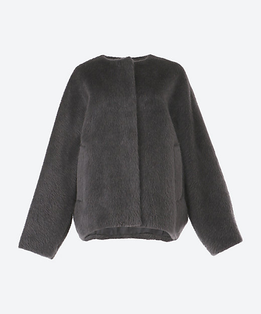 アルパカシャギー コート | ebure (Women)/エブール | 三越伊勢丹