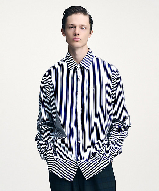 カジュアルシャツ SUVIN GIZA RELAXーFIT SHIRT