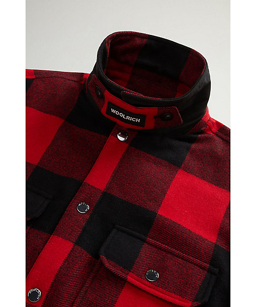 ウールチェック アラスカン シャツジャケット／WOOL CHECK