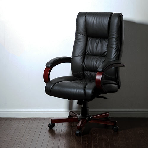 本革 レザーチェア メッシュ構造 木製フレーム ロッキング固定機能