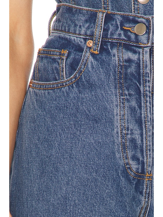 Ronny Kobo Crawford Straight Leg in Light Wash Blue | FWRD