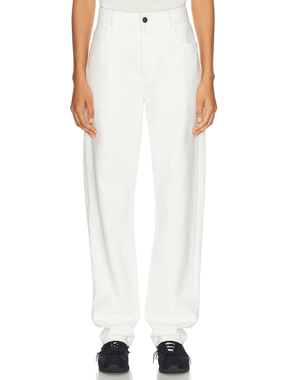 The Row Carlyl Pant in White | FWRD