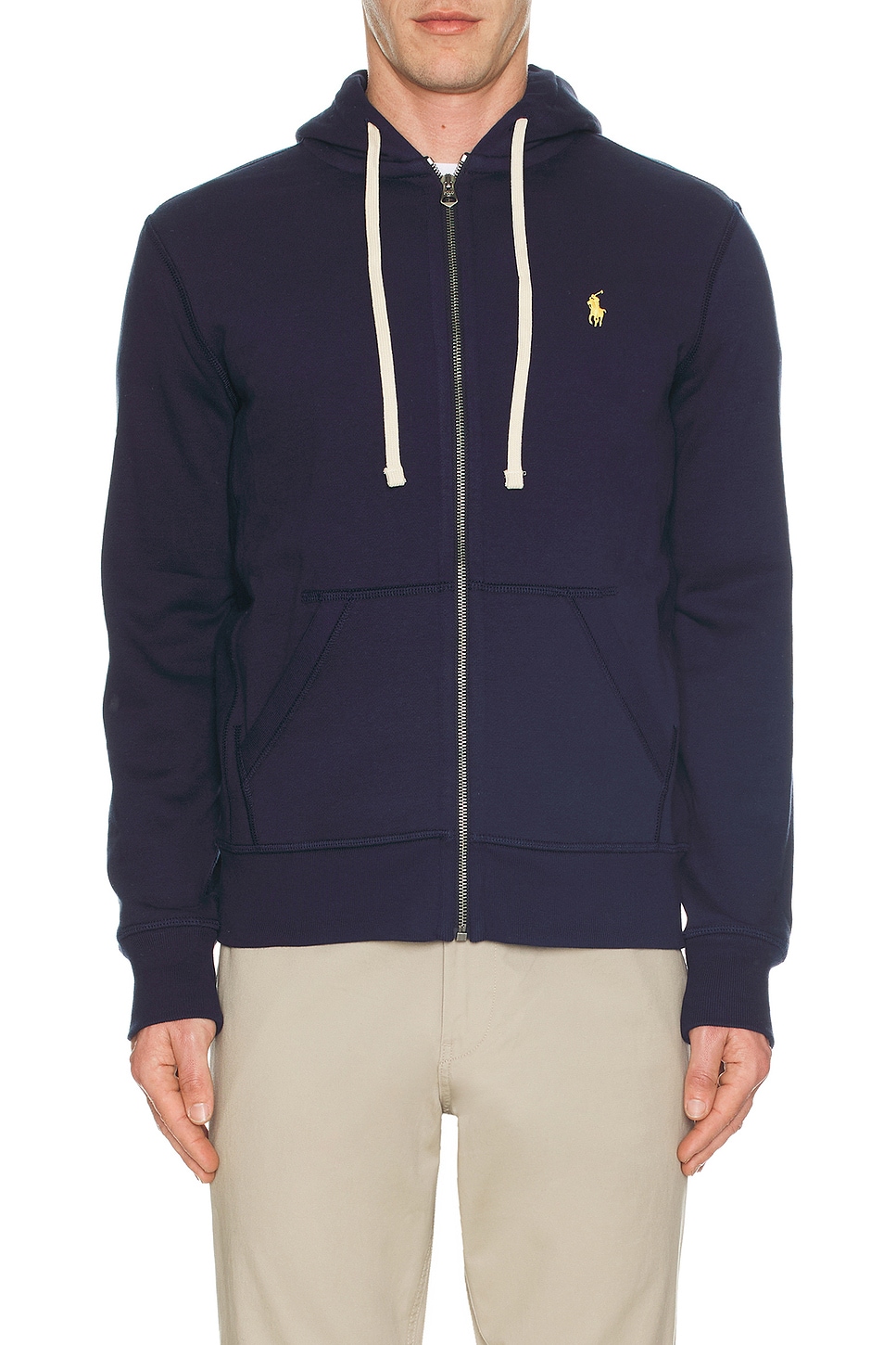 Polo Ralph Lauren Fleece Full Zip Hoodie in Cruise Navy | REVOLVE