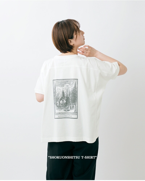 ASEEDONCLOUD アシードンクラウド コットン プリント Tシャツ