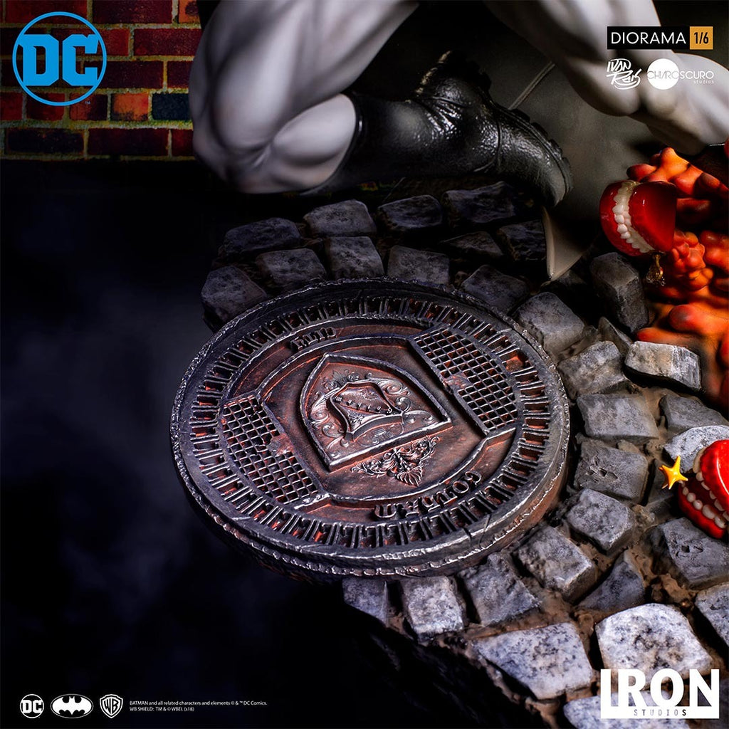 Statue Batman Vs Joker - Dc Comics By Ivan Reis - Battle Diorama 1