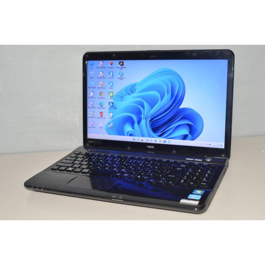 中古ノートパソコン NEC LS550/E Windows11+office core i5-2410M/爆速