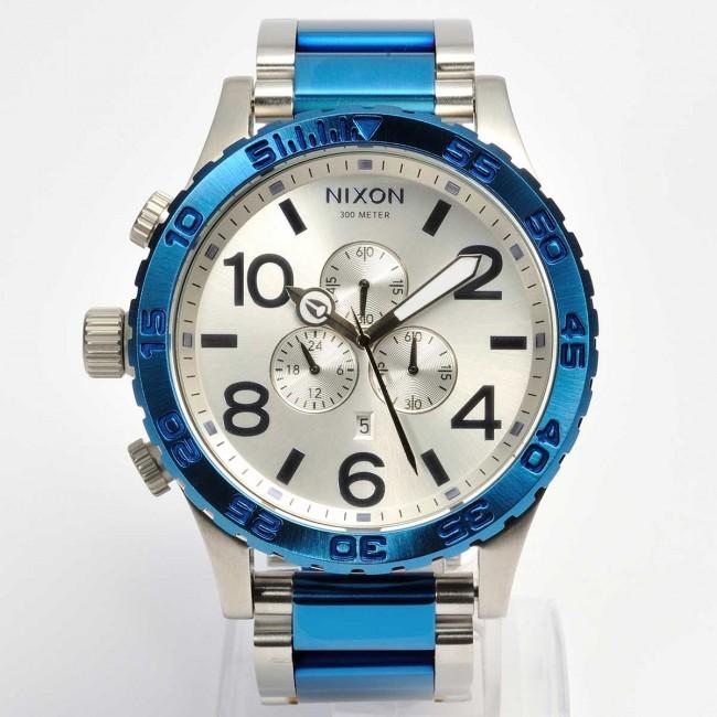 NIXON（ニクソン） 腕時計 51-30 CHRONO メンズ A083-Blue Silver