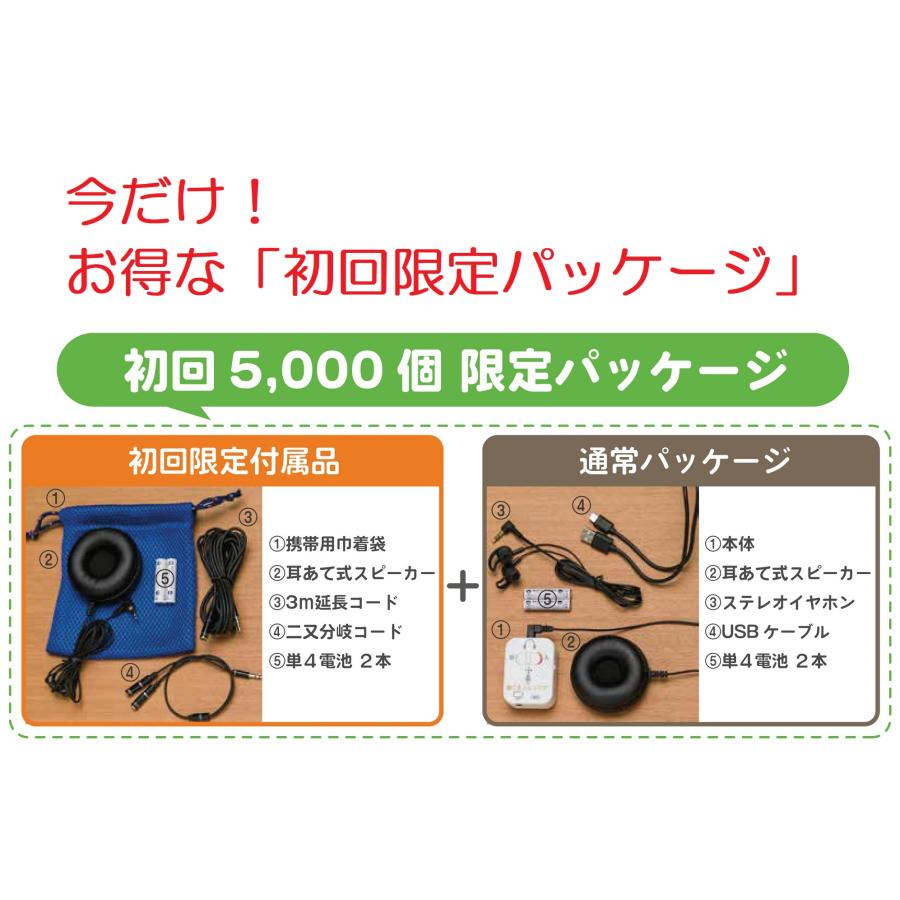 初回限定パッケージ】対話補助機器 聴こえ♪ルンです : CRAFT AOI