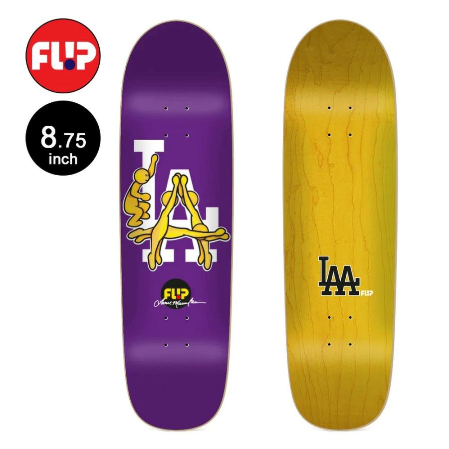 フリップ FLIP スケボー デッキ 8.75 LMLA PURPLE MOUNTAIN PRO DECK