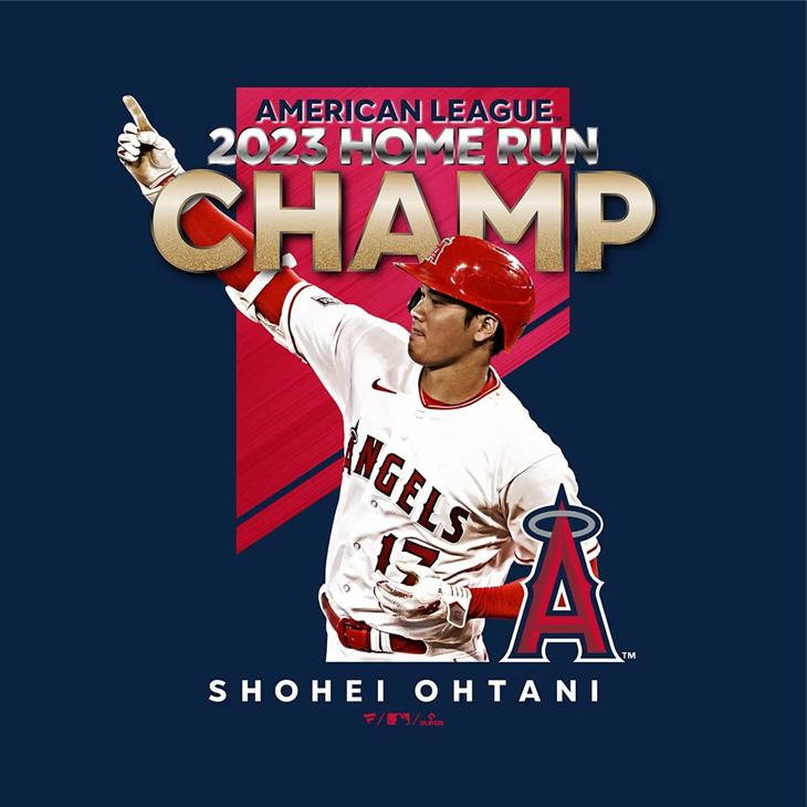 大谷翔平選手 2023アメリカンリーグ ホームラン王獲得 記念グッズ 半袖