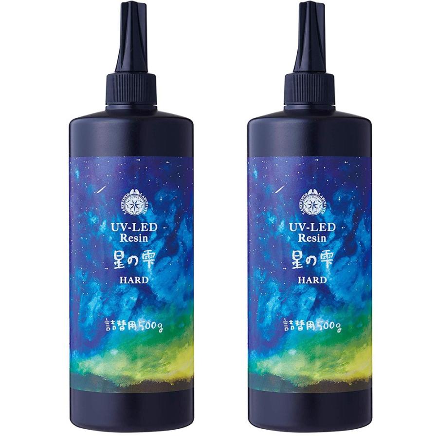 PADICO（パジコ） レジン液 UV-LEDレジン 星の雫 ハード 詰替用 500g
