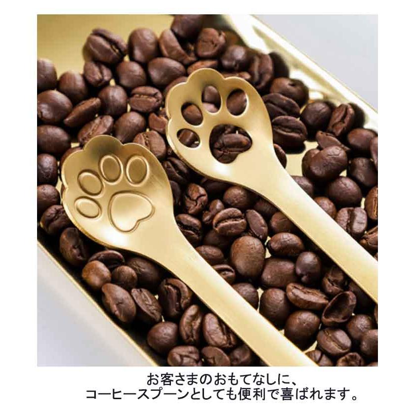 猫 スプーン 8本入 ねこ 肉球 コーヒースプーン デザートスプーン